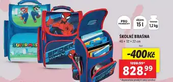 Lidl Školní brašna nabídka