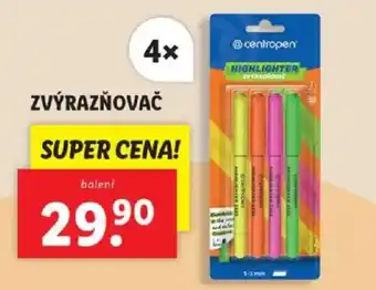 Lidl Zvýrazňovač nabídka