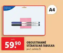 Lidl Oboustranně stíratelná tabulka nabídka
