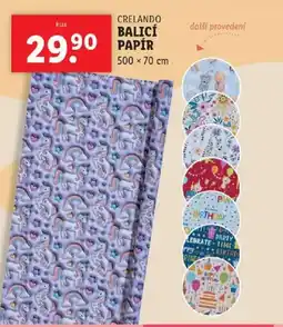 Lidl CRELANDO Balicí papír nabídka