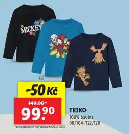 Lidl Triko nabídka