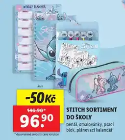 Lidl Stitch Sortiment do školy nabídka
