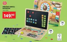 Lidl Dřevěná tabule/ notebook nabídka