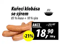 ZEMAN Kuřecí klobása se sýrem nabídka