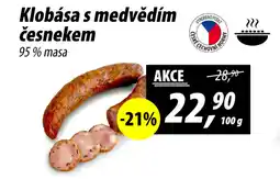 ZEMAN Klobása s medvědím česnekem nabídka