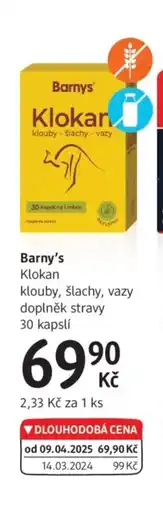 dm drogerie Barny's Klokan nabídka