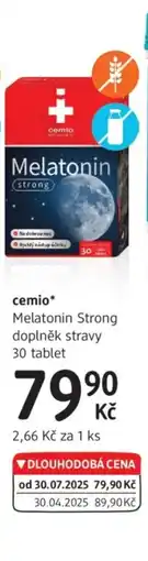 dm drogerie Cemio Melatonin Strong doplněk stravy nabídka