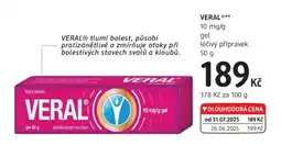 dm drogerie VERAL gel nabídka