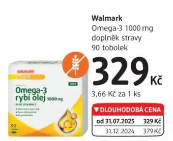 dm drogerie Walmark Omega-3 nabídka