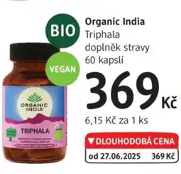 dm drogerie Organic India Triphala nabídka