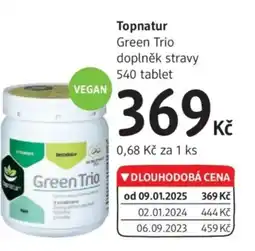 dm drogerie Topnatur Green Trio nabídka