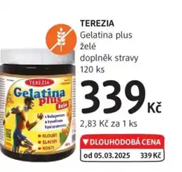 dm drogerie TEREZIA Gelatina plus želé nabídka