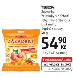 dm drogerie TEREZIA Zázvorky nabídka