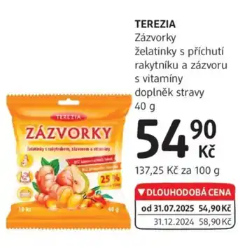 dm drogerie TEREZIA Zázvorky nabídka