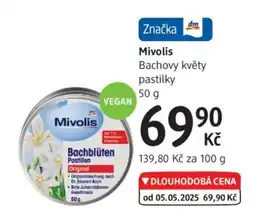 dm drogerie Mivolis Bachovy květy pastilky nabídka