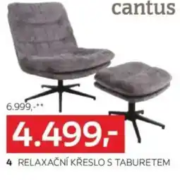 XXXLutz Relaxační křeslo s taburetem nabídka