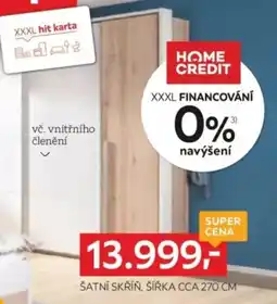 XXXLutz Šatní skříň nabídka