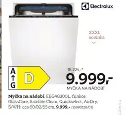 XXXLutz ELECTROLUX Myčka na nádobí nabídka