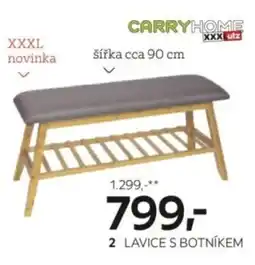 XXXLutz Lavice s botníkem nabídka