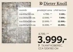 XXXLutz Tkaný koberec nabídka