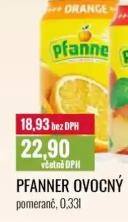 Ratio Pfanner ovocný pomeranč nabídka