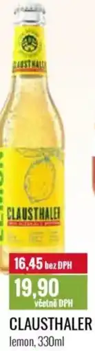 Ratio CLAUSTHALER lemon nabídka