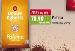Ratio Paloma mletá káva nabídka
