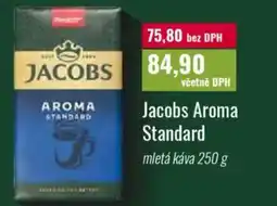 Ratio Jacobs Aroma Standard mletá káva nabídka