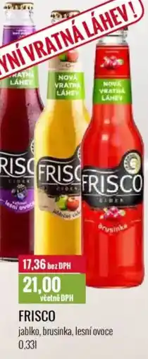 Ratio FRISCO jablko, brusinka, lesní ovoce nabídka