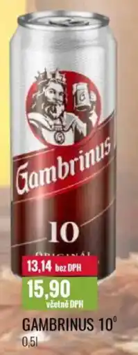 Ratio GAMBRINUS 10° nabídka