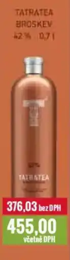 Ratio TATRATEA Broskev 42% nabídka