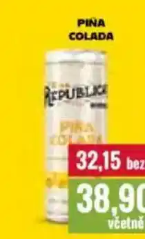 Ratio REPUBLICA Pina colada nabídka