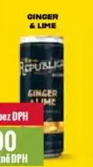 Ratio REPUBLICA Ginger & lime nabídka
