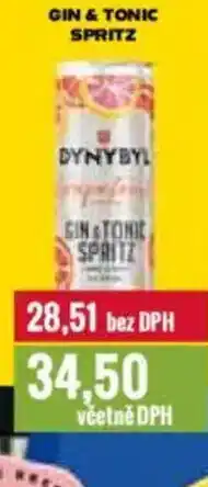 Ratio DYNYBYL Gin & tonic spritz nabídka