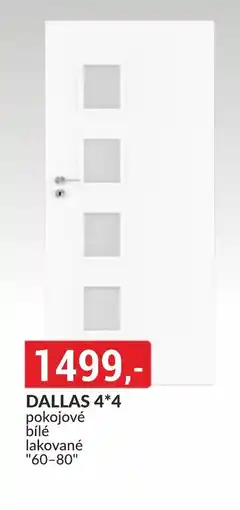 Baumax DALLAS 4*4 pokojové bílé lakované nabídka