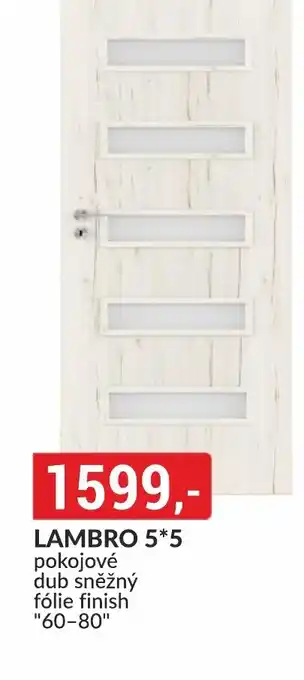 Baumax LAMBRO 5*5 pokojové nabídka