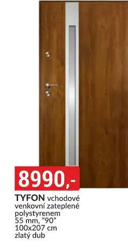 Baumax TYFON vchodové venkovní zateplené polystyrenem nabídka