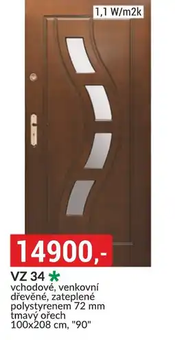 Baumax VZ 34 vchodové nabídka