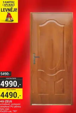 Baumax MX-ZEUS vchodové nabídka
