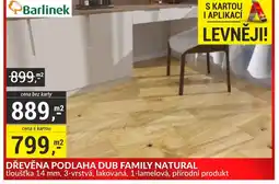 Baumax Dřevěna podlaha dub family natural nabídka