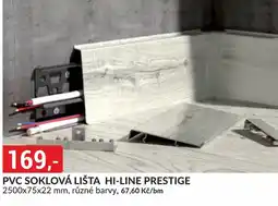 Baumax Pvc soklová lišta hi-line prestige nabídka