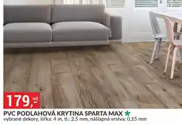 Baumax Pvc podlahová krytina sparta max nabídka