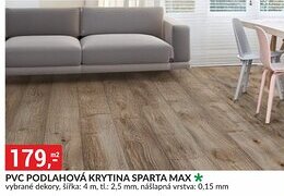 Baumax Pvc podlahová krytina sparta max nabídka