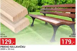 Baumax Prkno na lavičku nabídka