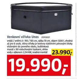 Bauhaus Venkovní vířivka Unos nabídka