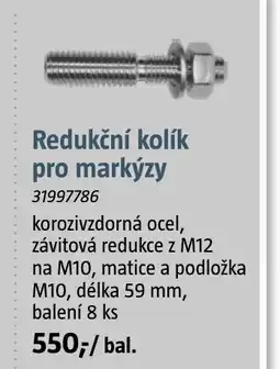 Bauhaus Redukční kolík pro markýzy nabídka