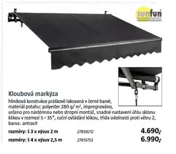 Bauhaus Kloubová markýza nabídka