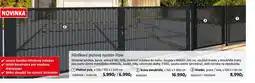 Bauhaus Hliníkový plotový systém Flow nabídka