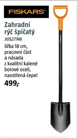 Bauhaus FISKARS Zahradní rýč špičatý nabídka