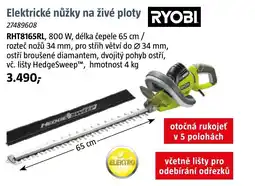 Bauhaus RYOBI Elektrické nůžky na živé ploty nabídka